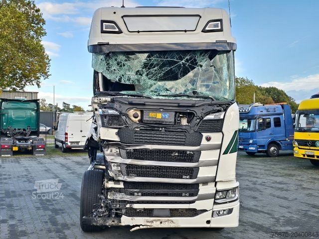 Standard tractor unit SCANIA 500 S - SUPER - Vollspoiler-Retarder-LED-Standkl