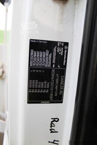 Трьохсторонній самоскид-фургон MERCEDES-BENZ 824 4x2 BB - ALU-Bordwände - AHK - Nr.: 597