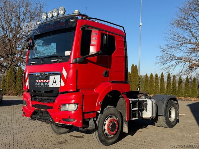 MAN TGS 18.510 4x4 EURO6 CIĄGNIK SIODŁOWY Z HYDRAULIKĄ WYWROTU truck tractor MAN TGS 18.510 4x4 EURO6 CIĄGNIK SIODŁOWY Z HYDRAUL...