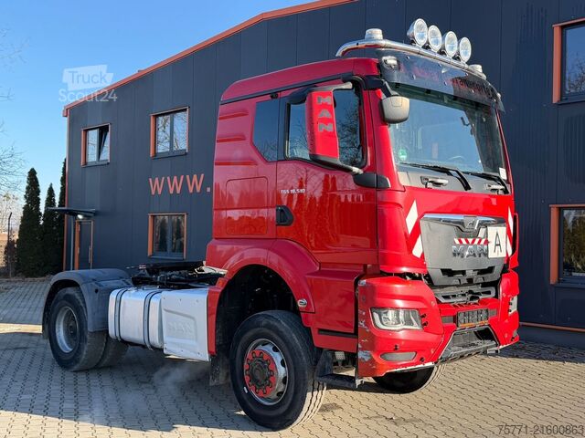 MAN TGS 18.510 4x4 EURO6 CIĄGNIK SIODŁOWY Z HYDRAULIKĄ WYWROTU truck tractor MAN TGS 18.510 4x4 EURO6 CIĄGNIK SIODŁOWY Z HYDRAUL...