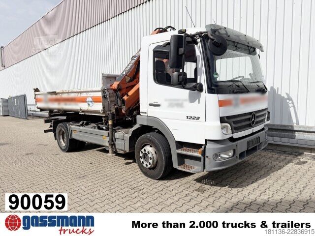 Tippbil Mercedes-Benz Atego 1222 K 4x2 mit Kran Atlas TLC 75.2