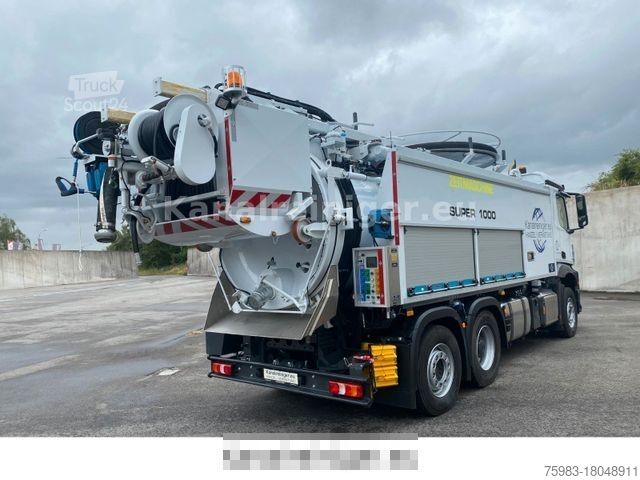 Vacuum tank truck MERCEDES-BENZ Arocs 2851 Wiedemann Super 1000, Recycler