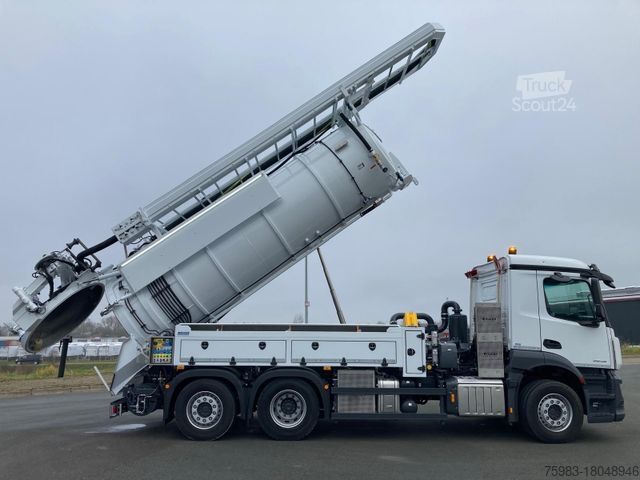 Vacuum tank truck MERCEDES-BENZ AROCS 2546 6x2 / Sauger KRÜGER SSP 12-0,8