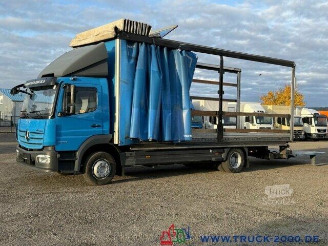 Avolavetta pressupeitolla Mercedes-Benz Atego 1223 Schiebeplane R+L Schiebeverdeck + LBW