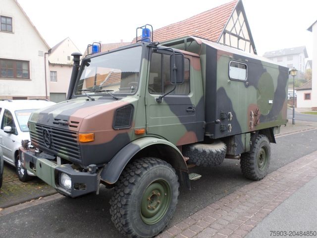Kutu kamyonu MERCEDES-BENZ Unimog MIL 2 To U 1300 L Turbo Sanni Koffer