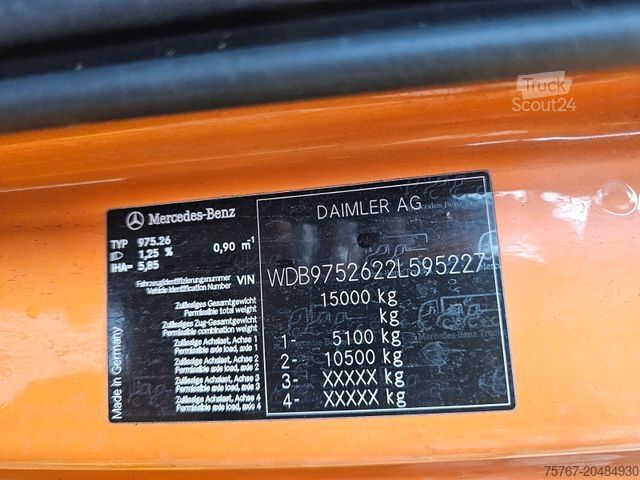 Veegmachine MERCEDES-BENZ ATEGO 1518 Kehrmaschine