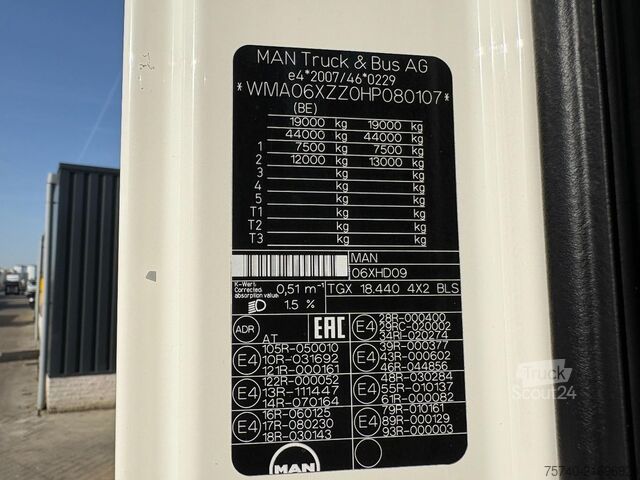 Estándar-SZM MAN TGX 18.440 + KIPPER HYDRAULIEK