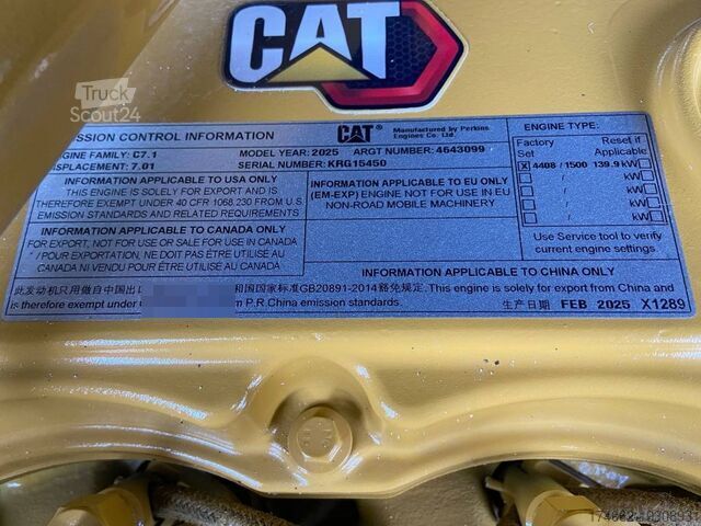 Agregāts Caterpillar DE150E0 - 150 kVA Generator - DPX-18016.1