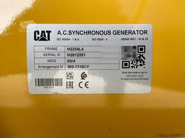 Agregāts Caterpillar DE150E0 - 150 kVA Generator - DPX-18016.1