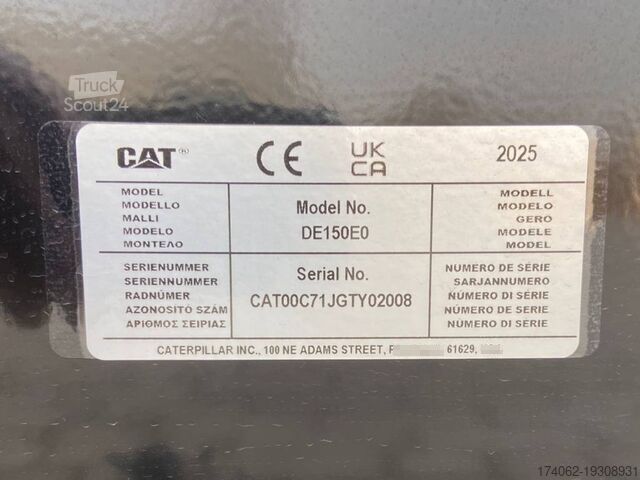 Agregāts Caterpillar DE150E0 - 150 kVA Generator - DPX-18016.1