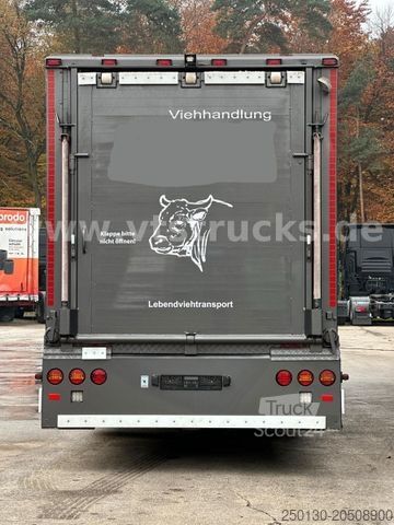 Sığır taşıma kamyonu DAF CF 75.360 6x2 Menke/Janzen 1Stock  Lift/Lenk