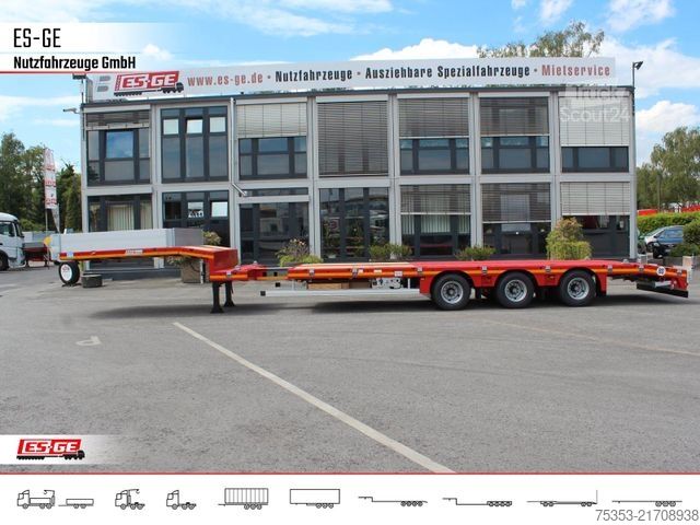 Semirremolque de plataforma baja FAYMONVILLE MAX Trailer MAX100 Semi-Tieflader