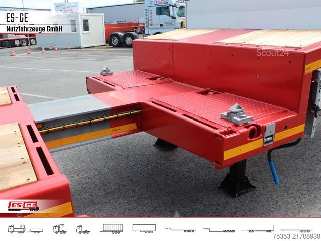 Semirremolque de plataforma baja FAYMONVILLE MAX Trailer MAX100 Semi-Tieflader