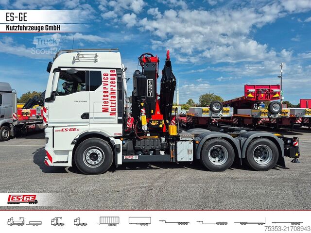Trekkvogn MAN TGX 33.540 6x4 BL SA mit Fassi F545RA.2.26