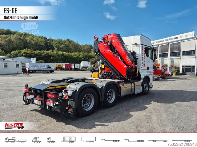 Trekkvogn MAN TGX 33.540 6x4 BL SA mit Fassi F545RA.2.26
