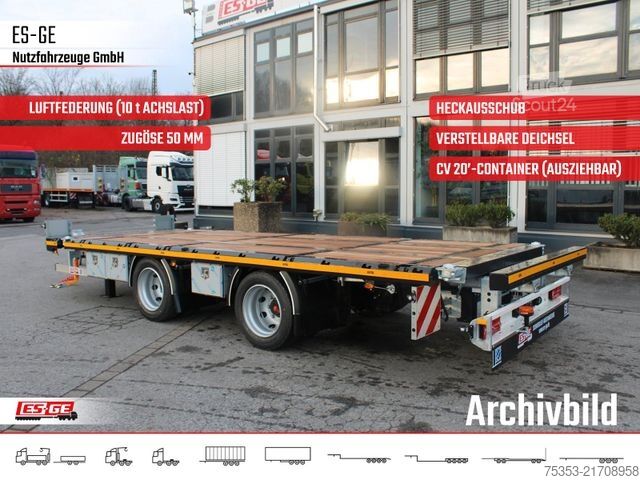 Remorque avec plate-forme de travail ES-GE Tandemanhänger - Rungen - CV
