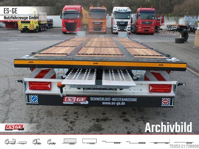 Remorque avec plate-forme de travail ES-GE Tandemanhänger - Rungen - CV