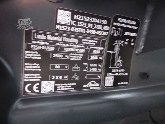 Čelný vysokozdvižný vozík Linde E25H-01/600