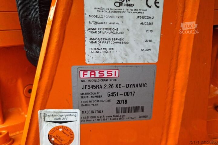 Grue mobile Jekko JF545CDH-2 Diesel/Electric powered, Remote Control