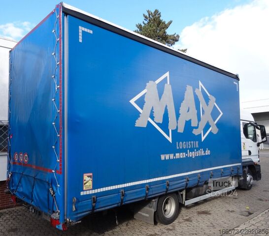 Transporter mit Pritsche & Plane MAN TGL 8.250 BL Jumbo/Schlafkabine/Klima/ACC//AHK