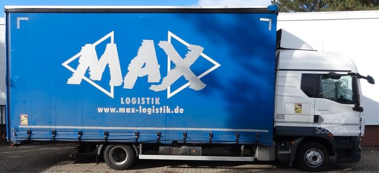 Transporter mit Pritsche & Plane MAN TGL 8.250 BL Jumbo/Schlafkabine/Klima/ACC//AHK