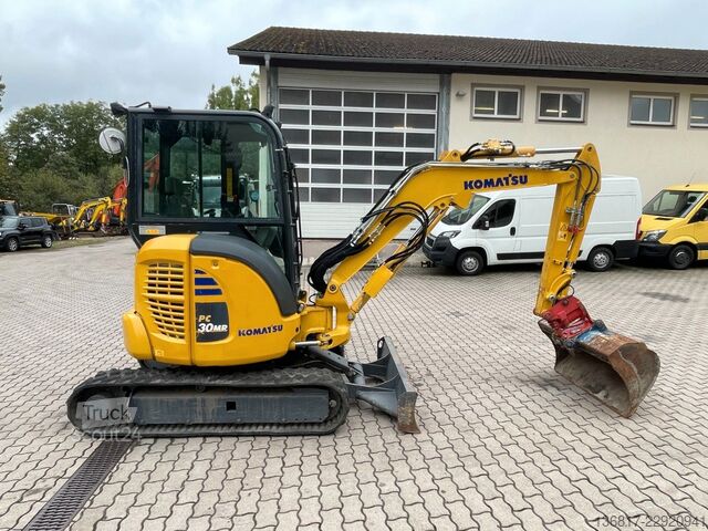 Minigraver KOMATSU PC30MR-5 Kompaktbagger Powertilt HS03/3.+4.Kreis