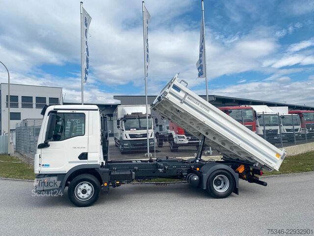 Τρίπλευρο ανατρεπόμενο φορτηγό MAN TGL 12.250 BL / Kipper/Klima/3-Sitzer/ NL6,6To