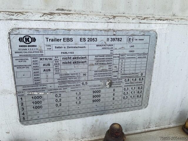 Serbatoio LAG O-3-34TD H2O2 / 3 Kammer / 11- 6 - 11 = 28.000 ...