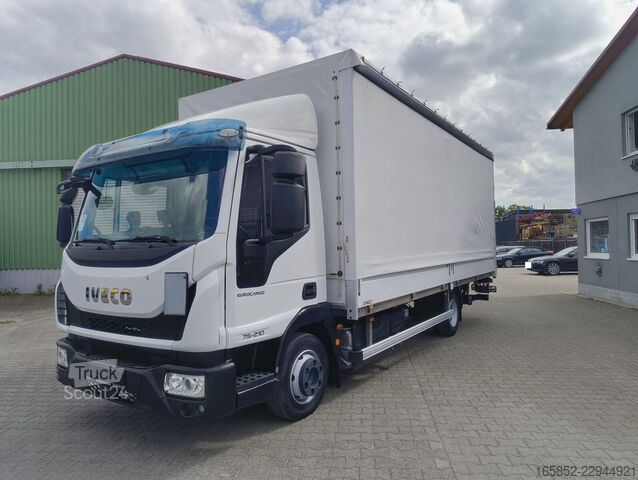 Liukuva pressu IVECO EuroCargo 75-210 (51) Plane