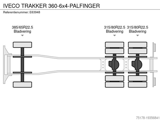 Sistema BDF IVECO TRAKKER 360-6x4-PALFINGER