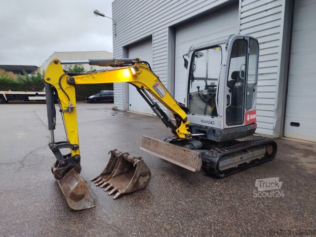 Minikaivukone < 7t Wacker Neuson EZ28 with 3 excavator buckets