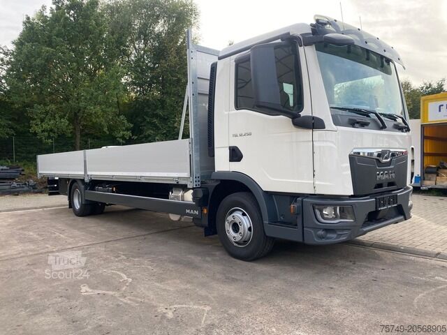 Avolava kuorma-auto man 12.250 BL Gerüstbaupritsche 2x AHK