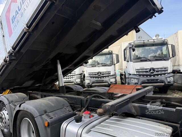Gru montata su autocarro MAN TGS 26.400 Kipper Kran Palfinger PK 18002