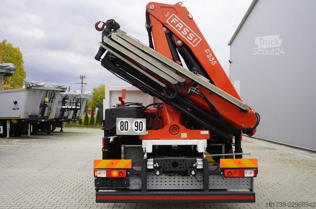 Plattform mit Kran Renault C380 DTI 11 6x4 / Fassi F235A.0.24 E