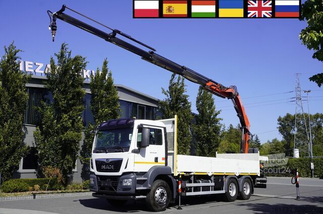 منصة مع رافعة MAN TGS 26.420 6x4 / Fassi F215A.2.24