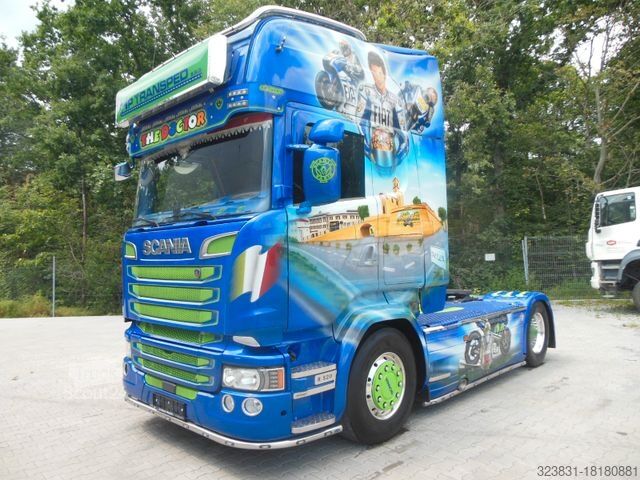 Standard nyergesvontató SCANIA R520, V8, ROSSI, LEDER, TOP!!!