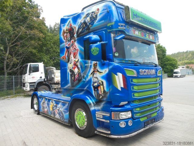 Standard nyergesvontató SCANIA R520, V8, ROSSI, LEDER, TOP!!!