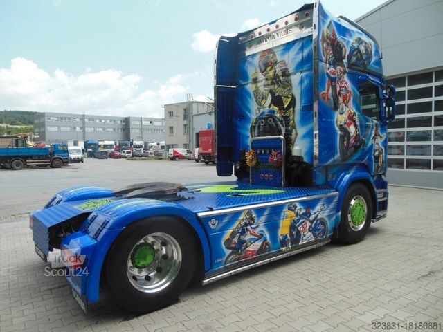 Standard nyergesvontató SCANIA R520, V8, ROSSI, LEDER, TOP!!!