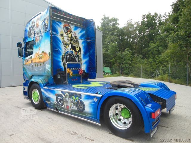 Standard nyergesvontató SCANIA R520, V8, ROSSI, LEDER, TOP!!!