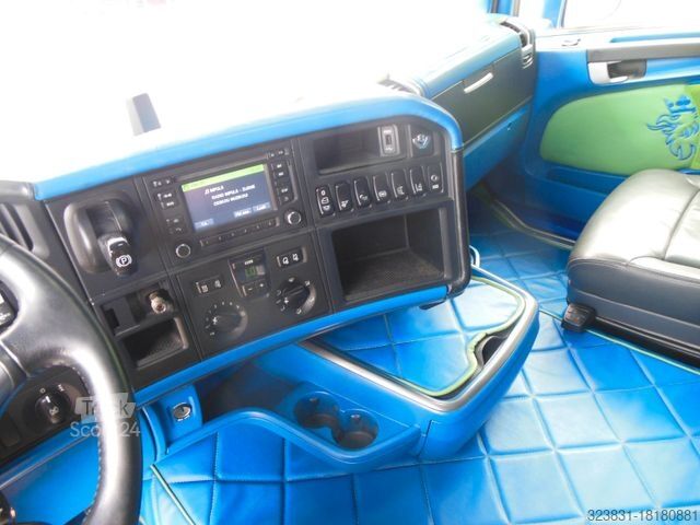 Τυπική μονάδα τράκτορα SCANIA R520, V8, ROSSI, LEDER, TOP!!!