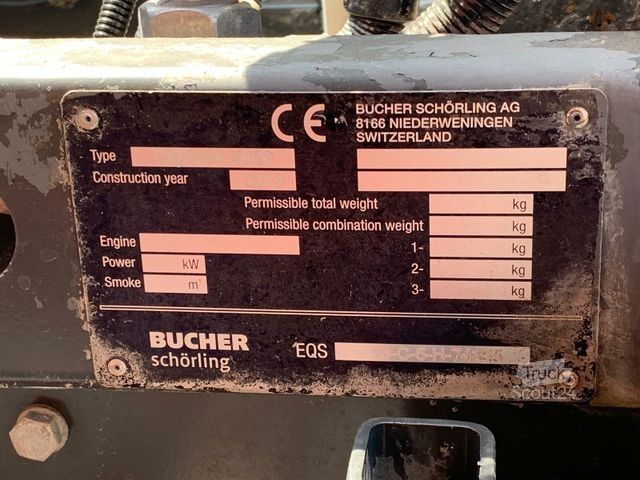 Road sweeper MERCEDES-BENZ Atego Kehrmaschine BUCHER CITYFANT 5000