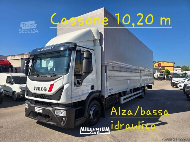 شاحنة بمسطحة ومشمع Iveco EUROCARGO 120E25 CENTINATO 10,20M 2018