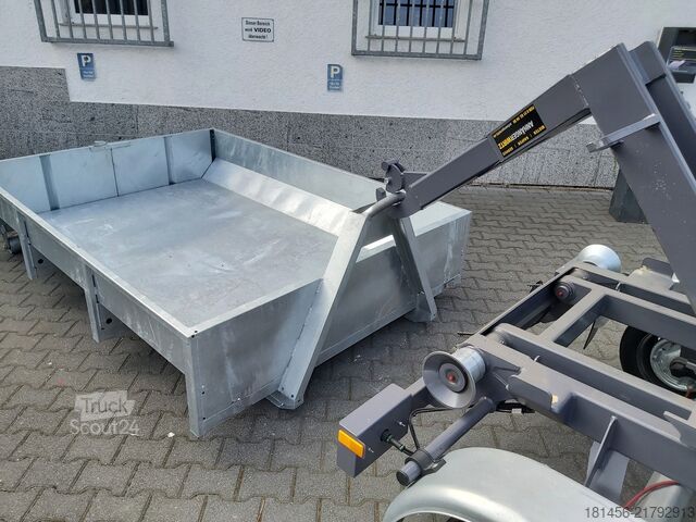 Bennes Monocoques Vezeko KONOS Muldenkipper und Hakenlift Container Anhänger direkt verfügbar
