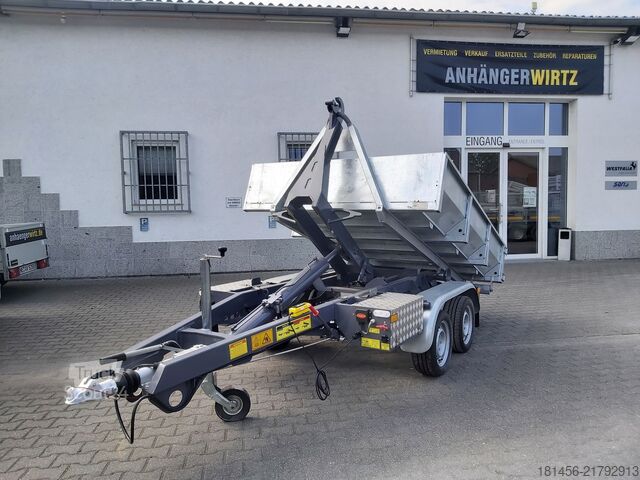 Bennes Monocoques Vezeko KONOS Muldenkipper und Hakenlift Container Anhänger direkt verfügbar