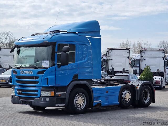 Standartinis-SZM Scania P410 6x2/4 - Full air - Navi - Fridge - Euro