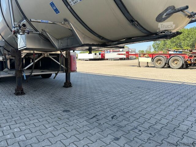 Nádrž Feldbinder FOOD / 33.500L / 2-COMP / LIFTAXLE / PUMP / ALCOA