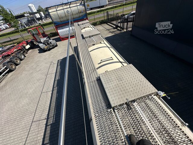 Nádrž Feldbinder FOOD / 33.500L / 2-COMP / LIFTAXLE / PUMP / ALCOA