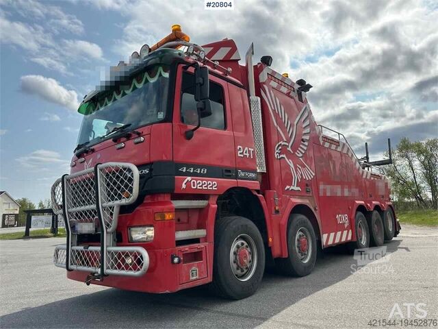 Pojazd do odzyskiwania danych Mercedes-Benz Actros 4448 8x8 heavy hauler w/ SWS body and low m