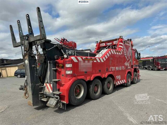 Pojazd do odzyskiwania danych Mercedes-Benz Actros 4448 8x8 heavy hauler w/ SWS body and low m