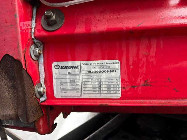 Lonas correderas Krone N/A SD Coilmulde Schuifzeilen/Schuifdak 2X Lift...